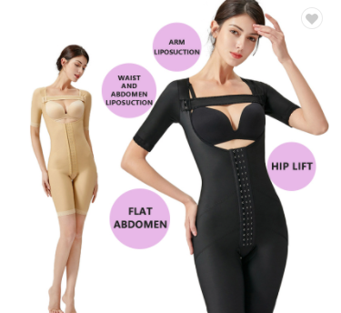 Women Body Shaper Compression Garment Abdomen Waist Liposuction